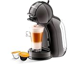 Krups Nescafé Dolce Gusto Mini Me Kaffeekapselmaschine mit 15 bar Druck, Kapazität 0,8 l Kalt- oder Heißgetränke, Play & Select, Thermoblock, 35 Kaffeesorten, Schwarz, KP1238