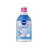 NIVEA Regenerierendes Mizellenwasser 400 ml, Gesichts- und Augen-Make-up-Entferner mit 5% Serum + Aminoacid Complex Reinigungsmittel für Gesicht, Augen und Lippen ohne Ausspülen für müde und