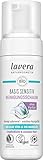 lavera basis sensitiv Reinigungsschaum - Naturkosmetik - vegan - Bio-Aloe Vera und Bio-Mandelöl - Gesichtsreinigung - Natürliche Reinigungsformel - 1 x 150 ml