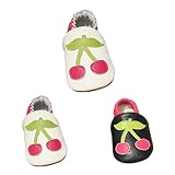 Baby Krabbelschuhe - Kleinkind Lauflernschuhe Mädchen Weicher Leder Lederschuhe Krabbelschuhe rutschfeste Hausschuhe Schuhe Babyschuhe Bequeme Weiche Baby Lauflern Schuhe