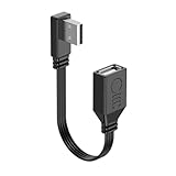 USB 2.0 Extender USB Verlängerungskabel 480Mbps Datenübertragung für USB Kartenleser USB Tastatur USB Drucker Curved Plug