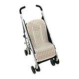 Universal-Sommerbezug für Kinderwagen, leicht, atmungsaktiv, kompatibel mit Maclaren, Bugaboo Bee, Cibex usw. - Camel