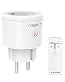 Funksteckdosen mit Fernbedienung - Steckdose GreenSun Smart Plug Ferngesteuerte Stecker Funksteckdosen Einfach Smart Home Ferngesteuerte Stecker RF Wireless Remote 30M Reichweite für Geräte