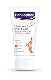 Hansaplast Schrundensalbe Repair & Care (40 ml), Fußpflege regeneriert sehr trockene und rissige Haut, Fußcreme für zarte und geschmeidige Füße