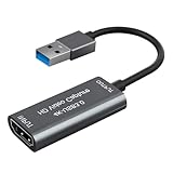 USB-3.0-Videoaufnahmekarte 4K60HZ Video- und Audiorecorder-Adapter für Live-Streaming und Gaming