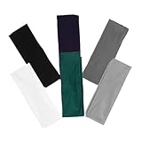 Yardwe 6st Yoga-Stirnband Herrenstirnbänder Für Langes Haar Zubehör Für Fitnessbikes Sportliche Stirnbänder Männer Kopftuch Workout-Stirnband Laufstirnband Für Damen Polyester