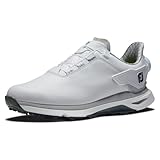 FootJoy Damen Pro/SLX Boa Golfschuh, Weiß/Weiß/Grau, 37.5 EU