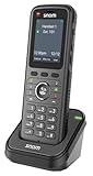 Snom M56 DECT-Mobilteil - Robustes Festnetztelefon Schnurlos mit 2,4 Farbdisplay, IP67-Schutz, Alarmfunktion & 12h Akkulaufzeit - Ideal für Werkstatt & Außeneinsatz