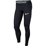 Nike Herren Pro Tights, Black/White, L