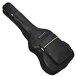 OcioDual Gitarrentasche Gig Bag Guitar Case für Akustik Klassik Western Gitarren Schwarz