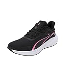 PUMA Unisex Skyrocket Lite Straßenlaufschuhe, Puma Black Fast Pink Puma White, 39 EU