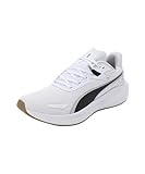 PUMA Erwachsene Skyrocket Lite Laufschuhe 40 White Black Silver Metallic ┃Laufschuhe Unisex Erwachsene