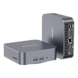 GEEKOM GT13 Pro Mini PC, 13. Generation i7-13620H (10 Kerne, 16 Threads, bis zu 4,9 GHz) 32 GB DDR4 1TB M.2 PCIe SSD Mini Computer, Mini Desktop PC Windows 11 Pro, Wi-Fi 6E | 8K UHD | USB4*2