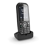 Snom M70 IP DECT Robustes Mobilteil EU / USA, VoIP, SIP, Bluetooth, HD, Alarmschlüssel, Vibration, Perfekt für den Außenbereich, Stürze von bis zu 2 Metern, Schwarz, 00004423