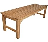 KMH®, 3er Teak Gartenbank Siria 150 cm (#102053)