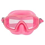 AquaWave Naale Jr. 92800489944 Taucherbrille, Diving Mask, Unisex, Rosa (Rosa), Einheitsgröße