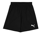 PUMA Unisex Kinder Teamrise Jr Shorts, Puma Black-puma White, 128 EU