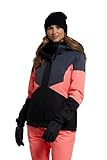 Mountain Warehouse Moon Damen-Skijacke - Schneedicht, Mikrofaser-Isolierung, Winddichte Winterjacke, warm, verstellbare Kapuze - Ski-Bekleidung für den Snowboard-Urlaub Rosa Diva 36