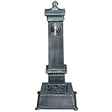 Biscottini Standbrunnen 77x30x37 cm | Brunnen Garten auf Gusseisen | Gartenbrunnen brunnen | Wasserbecken Garten | Brunnen Garten