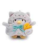 NICI MYMOCHI Kuscheltier Set - Pinguin Kuscheltier Waddle 8 cm mit Ente und Katzenkostüm in Geschenkbox, Flauschiges Stofftier zum Kuscheln, Spielen und Liebhaben - 61143