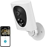 virtavo Überwachungskamera Aussen Akku WLAN HD 1080P Kabellos Kamera, Nachtsicht WiFi Outdoor,außen/innen Farbnachtsicht, Funktioniert mit Alexa, PIR, 2-Wege Audio Cloud/SD Storage