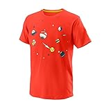 Wilson Planetary Tech Tennis-Shirt Fiesta/ 140