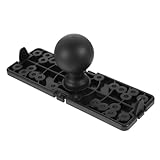 Mini-Kugelverbinder Kayak Accessories Boot zubehör Bootszubehör Boat Accessories Kajak Versorgung Professioneller Kugelverbinder Teil Kajak Kugelpfannenarm Kugeladapter Nylon Black HOMSFOU