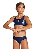 ARENA Mädchen G Thrice Jr Two Piece Swimsuit, Navy-royal-white, 140 EU