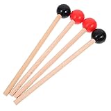 VICASKY 2 Paar Marimbaschlägel Marimba-Sticks Marimba-Hammer Trommelstöcke für Erwachsene Zungentrommelstöcke drumstick trommel schlägel Schlaghammer Schlägel für Schlaginstrumente Gummi