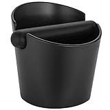 Espresso-Klopfbox, 12,2 cm, Kaffeeklopfbox, Espresso-Mülleimer für Kaffeesatz mit abnehmbarer Klopfstange und rutschfestem Boden, stoßabsorbierend, langlebig, Barista-Stil