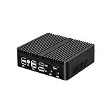 PcZinophyte Mini PC Micro Firewall Appliance Celeron J4125 DDR4 4X i226-V 2.5G Lüfterloser Router Computer Proxmox OPNsense