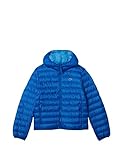 Lacoste Herren Steppjacke BH0539, Männer Outdoorjacke,Blouson,Kapuze,Reißverschluss,Regular Fit,Blau,54