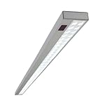 Rolux - Sehr edle 5W Aluminium Warmweiss Unterbauleuchte mit Easy-touch Sensorschalter LED Anbauleuchte Aufbauleuchte Lichtleiste Vitrinenleuchte 600 mm