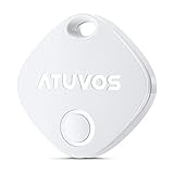 ATUVOS Schlüsselfinder Key Finder Bluetooth iOS Tracker mit App Wo ist? und Gegenstandsfinder für Gepäck,Brieftaschen,und mehr(iOS NUR),Bis zu 120 m Reichweite