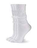 HUE Damen Slouch, 3 Paar Socken, Weiß/Weiß/Weiß, Einheitsgröße (3er Pack)