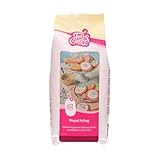 FunCakes Mix für Royal Icing, einfach zu verwenden, zum Dekorieren von Kuchen und Keksen, schöne Glasur, nur Wasser hinzufügen, Halal., 900 g