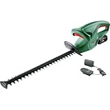 Bosch Akku Heckenschere EasyHedgeCut 18-45 (1 Akku 2,0 Ah, 18-Volt-System, Messerlänge 45 cm, im Karton)