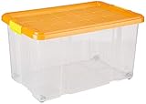 Unimet 366100 Eurobox mit Deckel, farblich sortiert, 60 X 40 X 33 cm