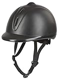 Covalliero Kinder Helm Reithelm Econimo VG1 Schwarz, 52-55 cm