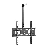 Universal Rollständer Halterung für 32 65 Zoll Flachbildschirme bis zu 75 kg höhenverstellbarer tragbarer Bodenständer mit Rollen und Halterung