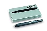 Lamy T10 Tintenpatronen schwarz 5 x 5 Sparpack Lamy T10 Tintenpatronen schwarz (5 Päckchen mit je 5 Patronen)