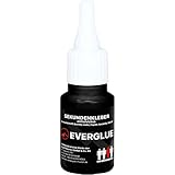 EVERGLUE Sekundenkleber extra stark mittelflüssig 20g für präzises Kleben und schnelle Reparaturen - Superkleber extra stark schnelltrocknend und flüssig ohne Nachtropfen