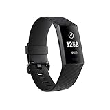 Fitbit Unisex-Adult Charge 3 Der Innovative Gesundheits-und Fitness-Tracker, Schwarz/Aluminium-Graphitgrau Advanced Health & Fitness, Einheitsgröße