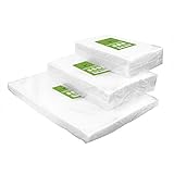 VacYaYa 150 Beutel 15x25cm(50) und 20x30cm(50) und28x40cm(50) Vakuumier Beutel Vakuumbeutel für Lebensmittel,BPA-Frei Sous Vide Vakuumierbeutel Beutel für Vakuumierer und Folienschweißgeräte Geeignet