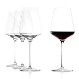 Stölzle Lausitz Bordeaux Glas Quatrophil 6er-Set I 644ml Rotweingläser optimal für Bordeauxwein I Stoßfeste Bordeauxgläser I spülmaschinengeeignete Weinkelche mit maximaler Geschmacksentfaltung