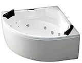 Whirlpool eckbadewanne