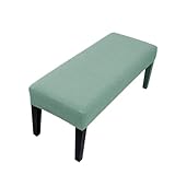 Lollanda Universal-Bezug für Esszimmer-Bank, Stretch Dining Bench Cover, Elastische Stretch Husse für Hotel, Bankett, Restaurant, Wohnzimmer, Schlafzimmer (Matcha)