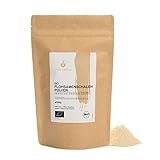 BIO Flohsamenschalen gemahlen (500g), Psyllium Husk Pulver 98% Reinheit, 85% Ballaststoffe, Flosamenschalen aus kontrolliert biologischem Anbau, Flohsamenschalen Bio, Flohsamen Schalen