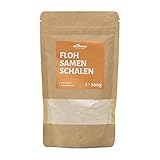 Rheinnatur Flohsamenschalen fein gemahlenes Pulver, organic, 99+% Reinheit | zur Unterstützung der Verdauung | 200 g