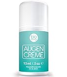 BIO Augenpflege, Anti-Aging Augencreme Gel gegen Falten, Schwellungen, und Augenringe. Eine Biologische Augengel mit Matrixyl 3000, Peptide, Vitamin C & Hyaluronsäure für Männer und Frauen. 15ml (Eye Gel Cream)